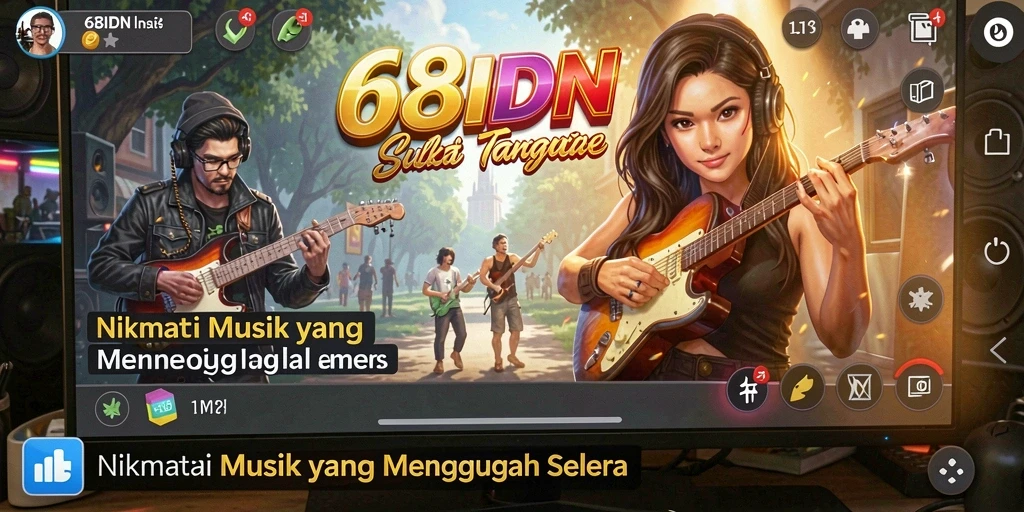Tampilan gameplay interaktif dari 68IDN yang menyenangkan.
