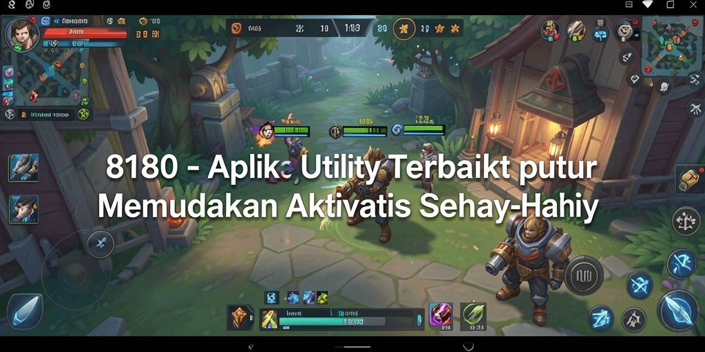 Tampilan antarmuka aplikasi 8180 yang bersih dan efisien.