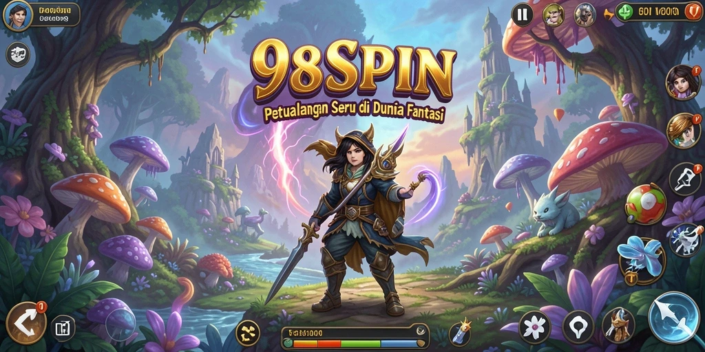 Tangkapan layar gameplay 98SPIN menampilkan aksi seru di dunia petualangan.