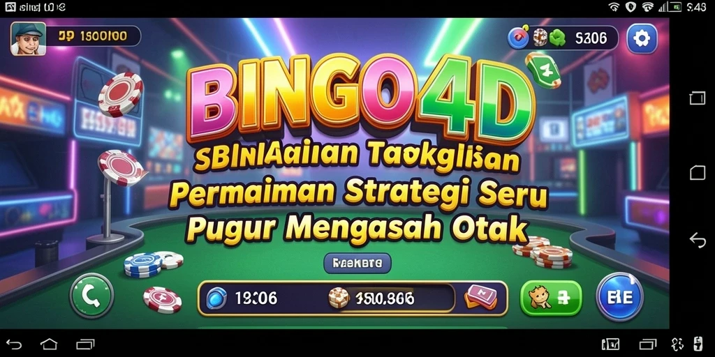 Tampilan gameplay BINGO4D yang menantang dan strategis.