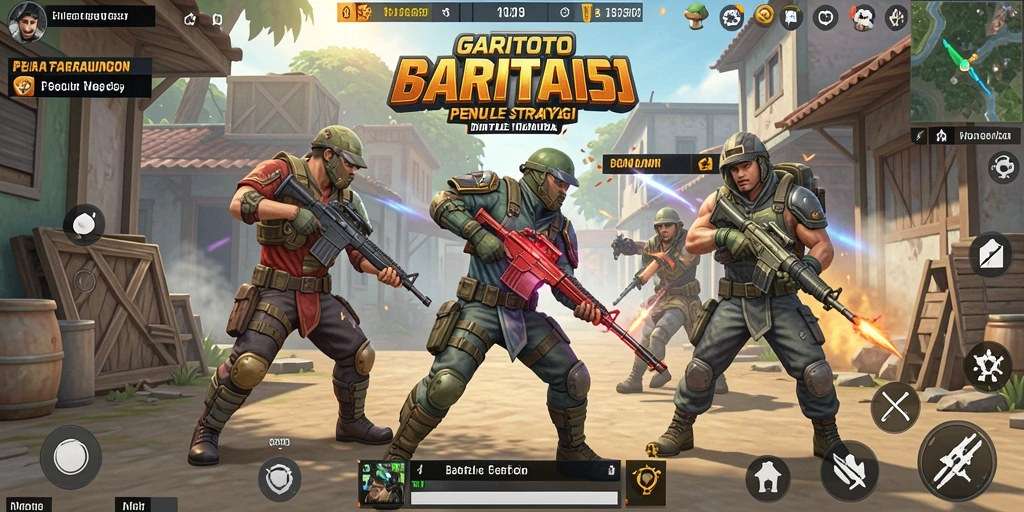 Gameplay seru GARITOTO dalam aksi Battle Royale yang mendebarkan.