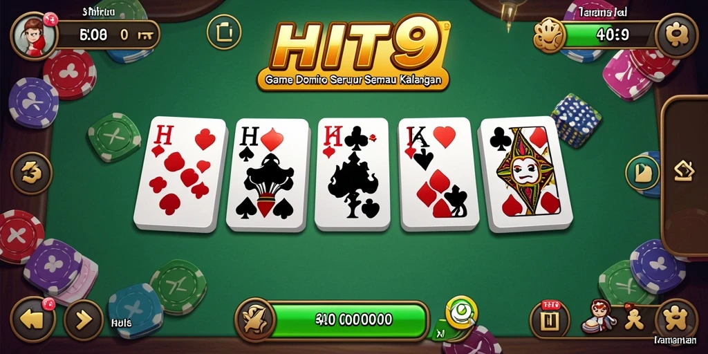 Screenshot game menunjukkan aksi seru dalam permainan Domino.
