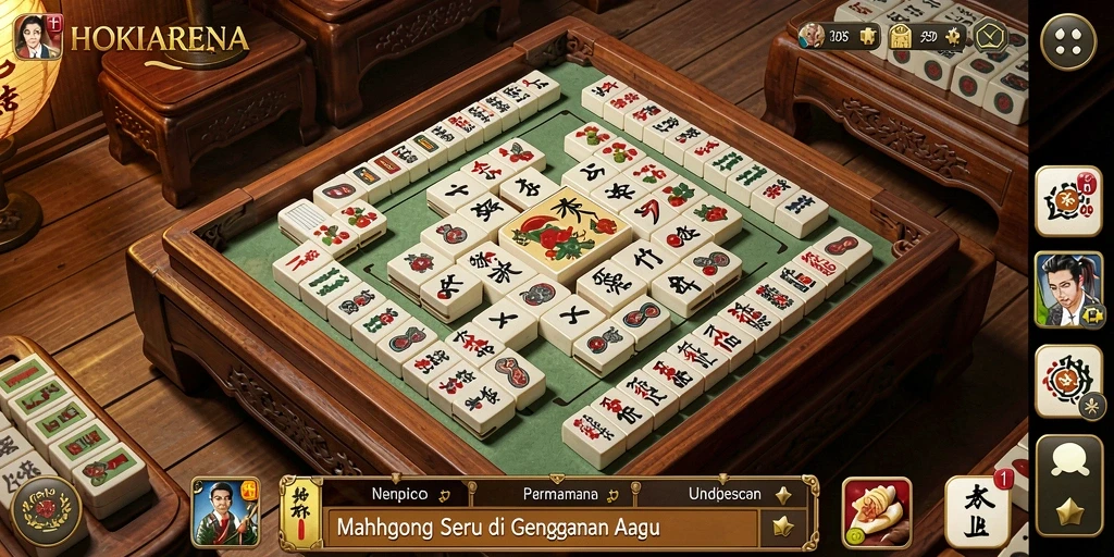 Tampilan gameplay HOKIARENA yang menarik dan seru.