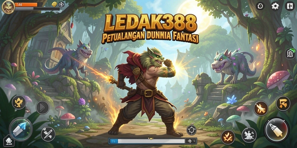Tampilan gameplay <strong>LEDAK388</strong> yang seru dan mendebarkan dalam aksi ARPG.