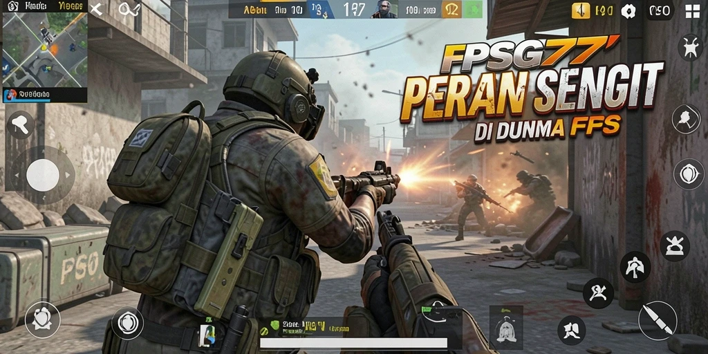 Tampilan gameplay yang intens di <strong>PSG77</strong>, menampilkan aksi perang yang mendebarkan.
