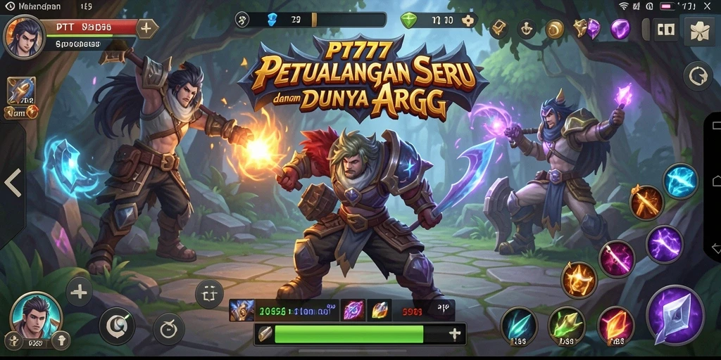 Gameplay mendebarkan dalam dunia fantasi PT777.