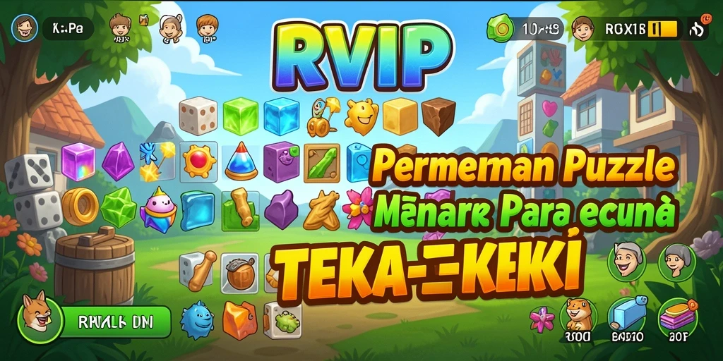 Screenshot menampilkan gameplay menarik dari RVIP dengan tantangan puzzle.